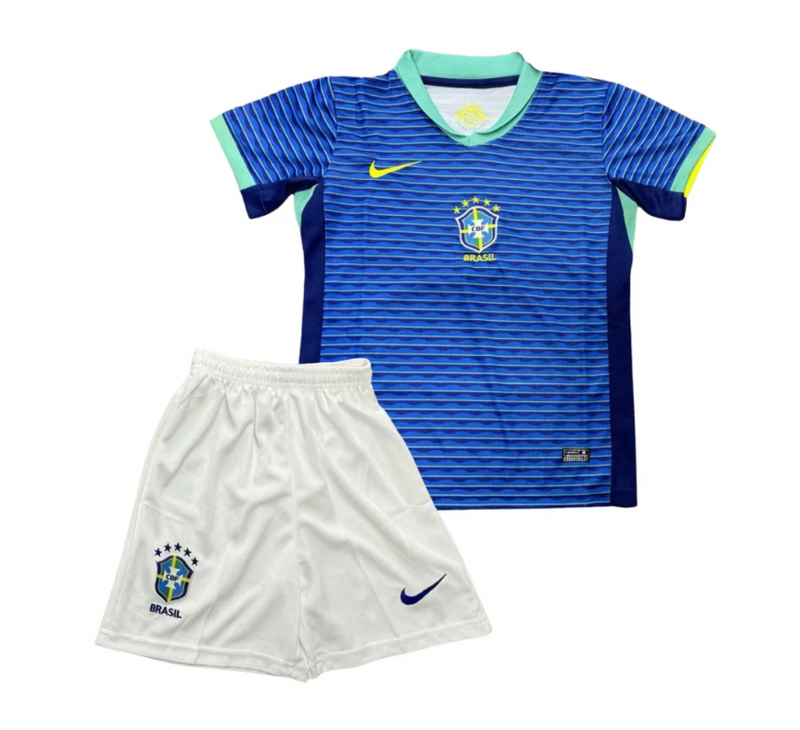 Kit Infantil Seleção Brasil ll 2024 - Modelo Torcedor