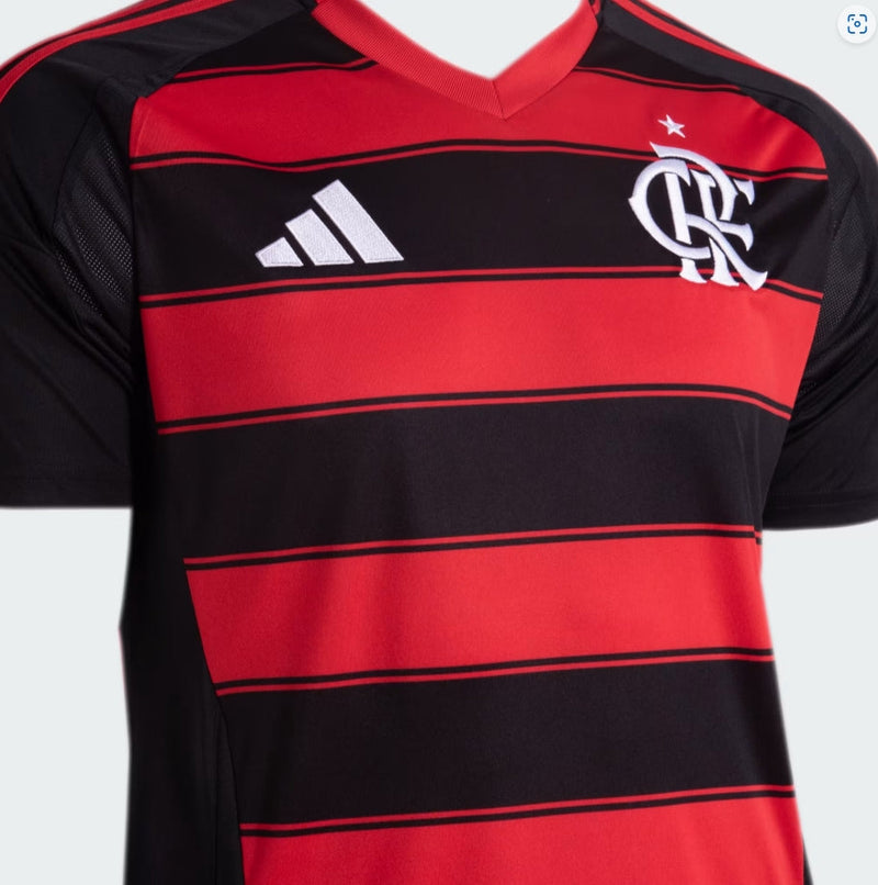 Kit Infantil CR Flamengo l 2025/26 Rubro-Negro - Modelo Torcedor Lançamento