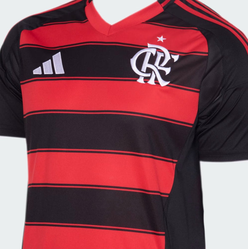 Kit Infantil CR Flamengo l 2025/26 Rubro-Negro - Modelo Torcedor Lançamento