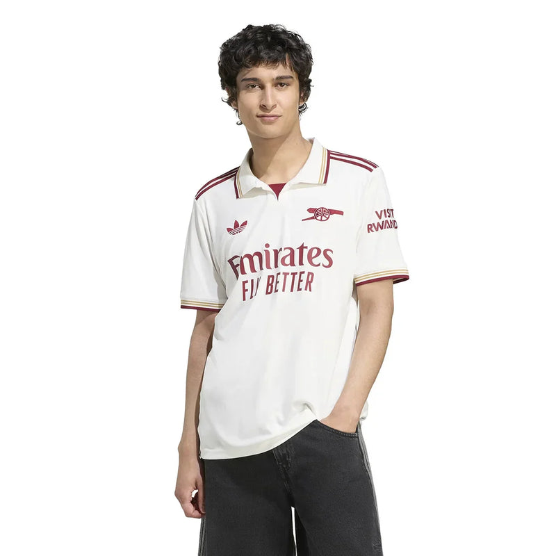 Camisa Arsenal Third 25/26 s/n Torcedor Adidas Masculino - Branco