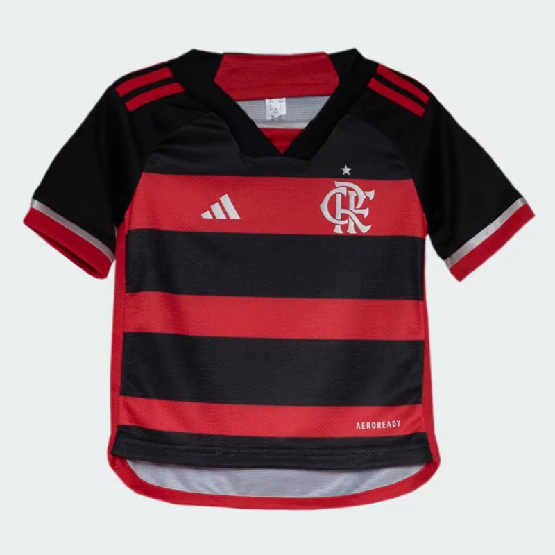 Kit Infantil CR Flamengo l 2024/25 Rubro-Negro - Modelo Torcedor