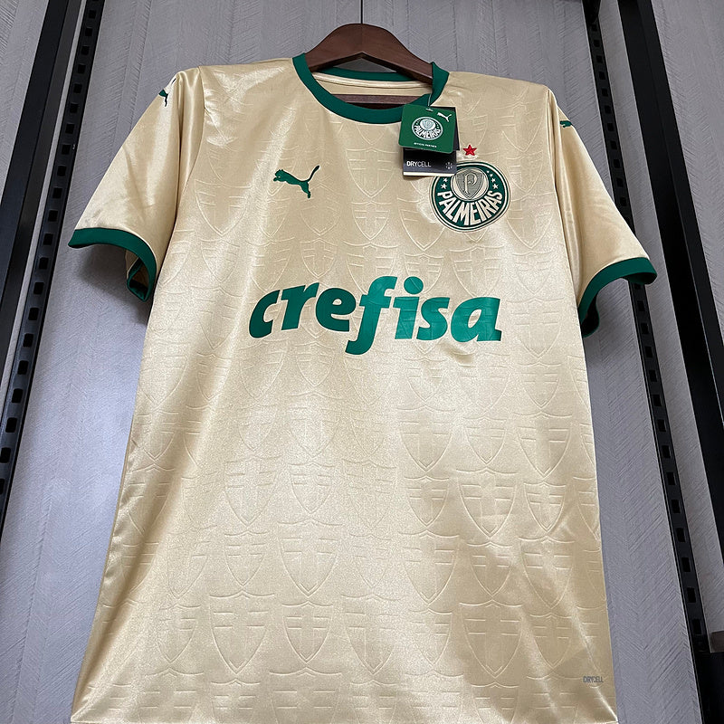 Camisa Palmeiras 24/25 Torcedor Puma Masculina - AMARELA