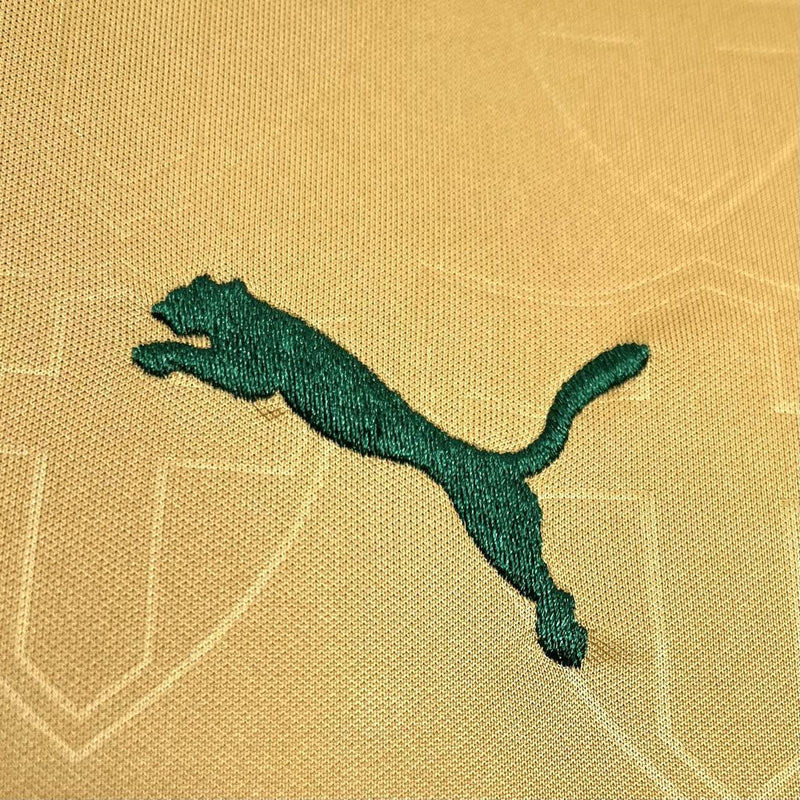 Camisa Palmeiras 24/25 Torcedor Puma Masculina - AMARELA