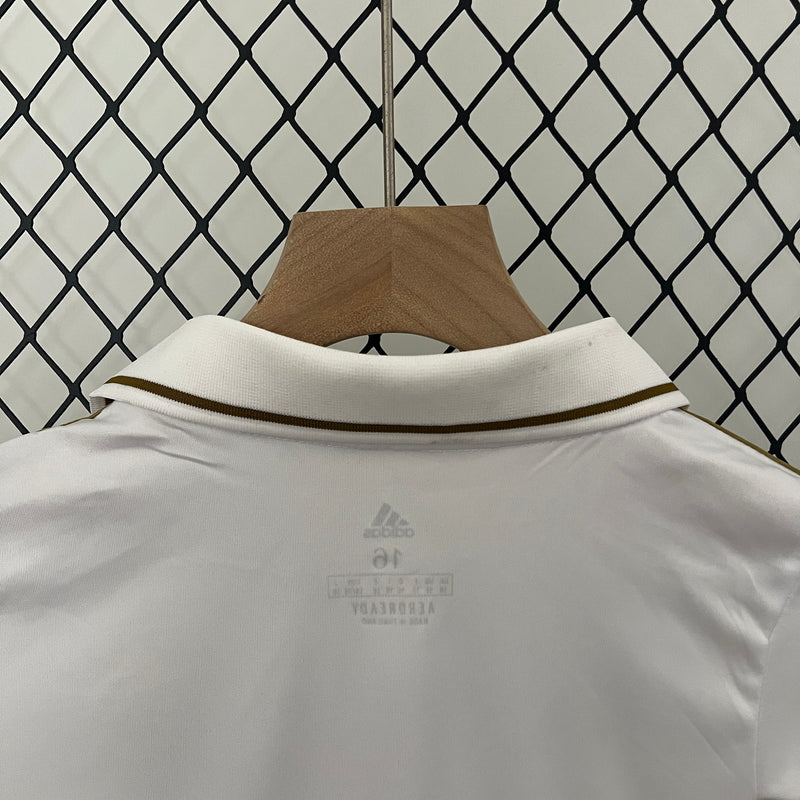 Kit Infantil Real Madrid Retrô 2011/2012– Branco
