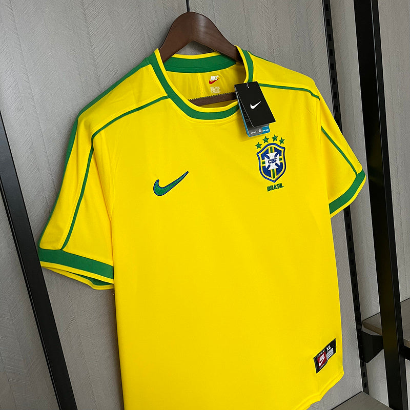 Camisa Seleção Brasileira Retrô 1998 Amarela - Nike