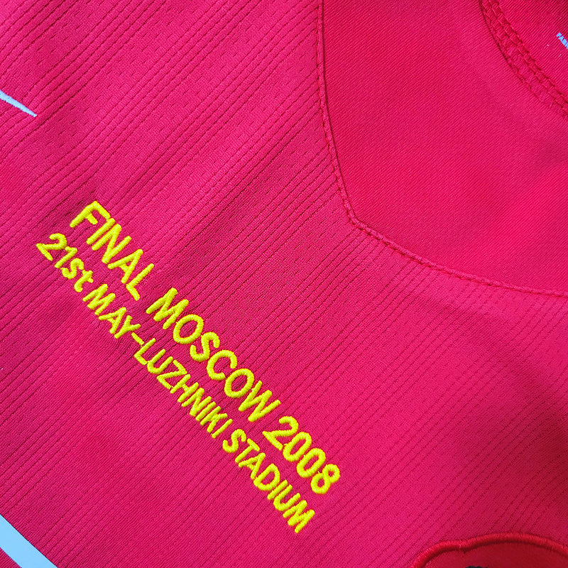 Camisa Manchester United 2007/2008 Retrô  - Nike Vermelha