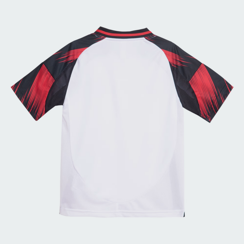 Kit Infantil  Flamengo II 2025 s/n° Torcedor Adidas - Branco