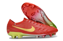Chuteria Campo Nike Tiempo Legend 10  Elite LUXE Limitada FG- Vermelho/Amarelo