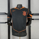 Camisa Corinthians Black Laranja 90 III 25/26  - Versão Jogador