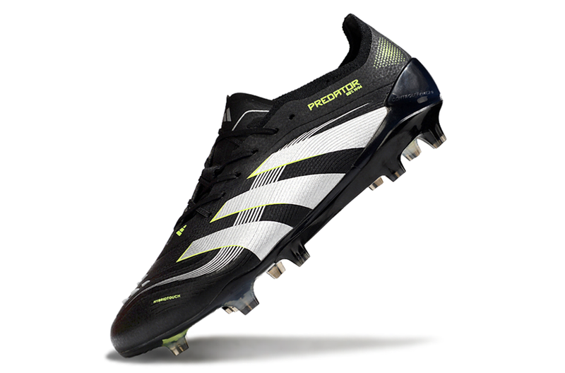 Chuteira Campo Adidas 25 Predator Elite FG- Preto/Verde