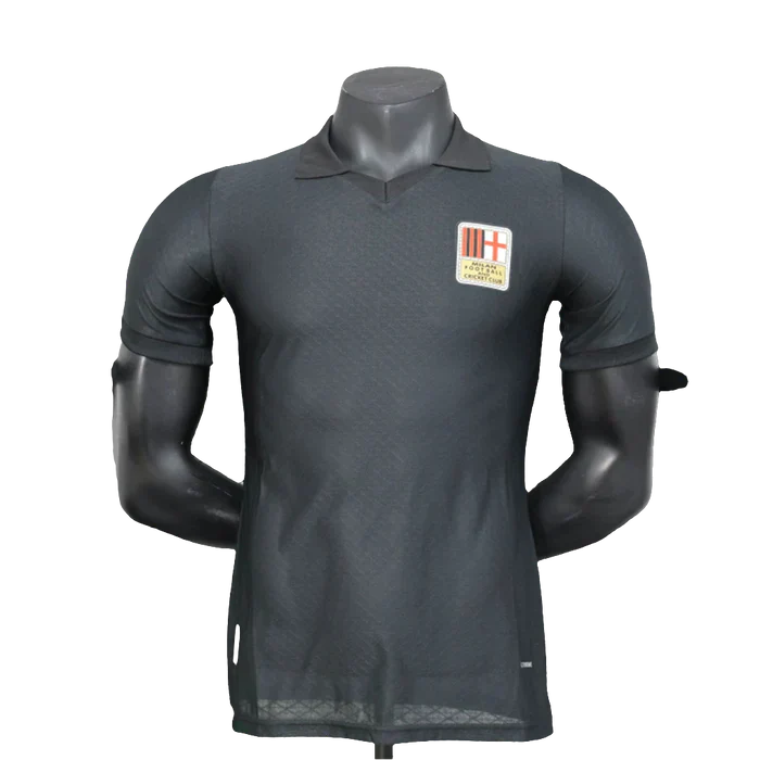 Camisa AC Milan 25/26 Edição 125º Aniversário - Preta - Versão Jogador