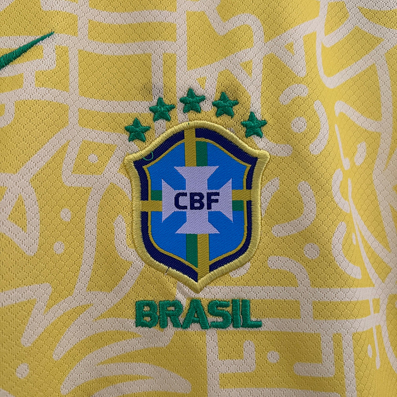 Kit Infantil Seleção Brasil l 2024 - Modelo Torcedor