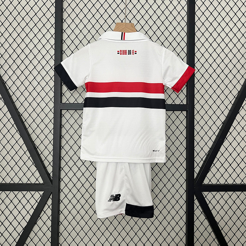 Kit Infantil São Paulo l 2024/25 Branco - Modelo Torcedor