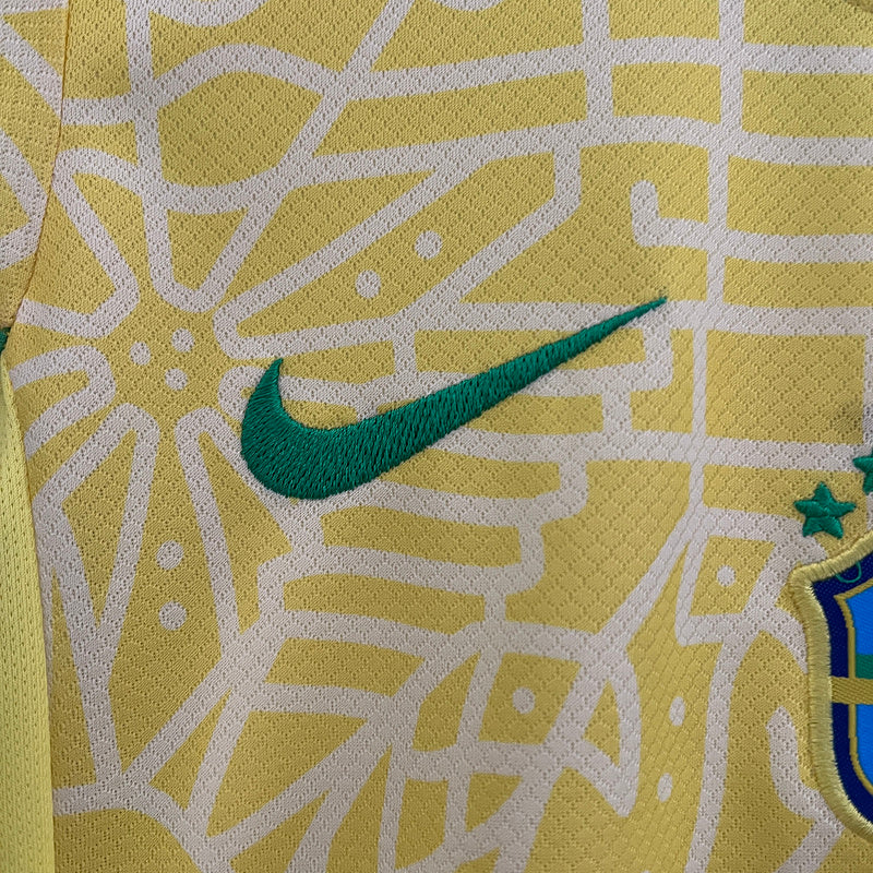 Kit Infantil Seleção Brasil l 2024 - Modelo Torcedor