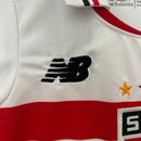 Kit Infantil São Paulo l 2024/25 Branco - Modelo Torcedor
