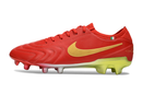 Chuteria Campo Nike Tiempo Legend 10  Elite LUXE Limitada FG- Vermelho/Amarelo