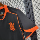 Camisa do Corinthians III 2025/26 Torcedor Nike Total 90 - Black/Laranja