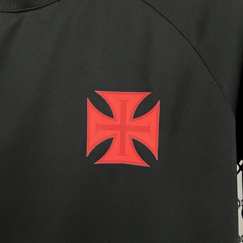Camisa Treino Vasco 25/26  Kappa Masculina - Torcedor All Black