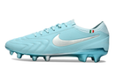 Chuteria Campo Nike Tiempo Legend 10  Elite LUXE Limitada FG- Azul/Prata
