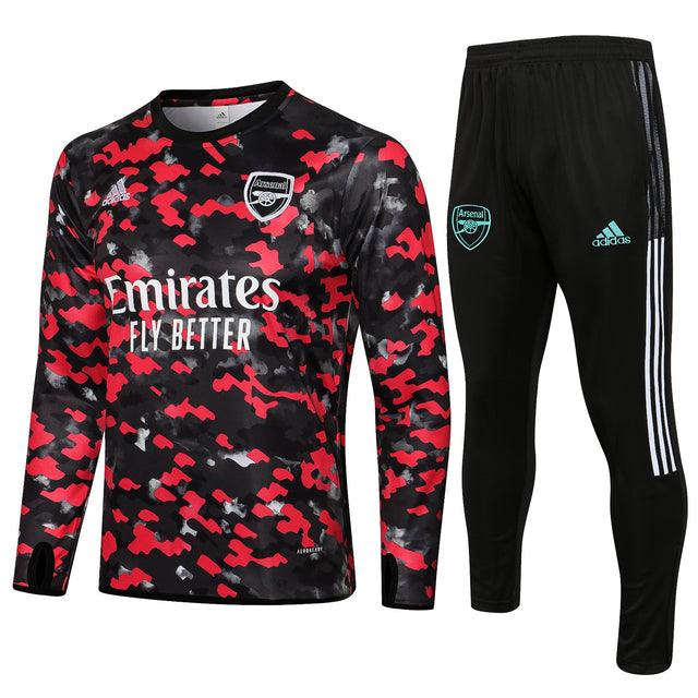 Conjunto Inverno Arsenal Vermelho e Preto - Adidas