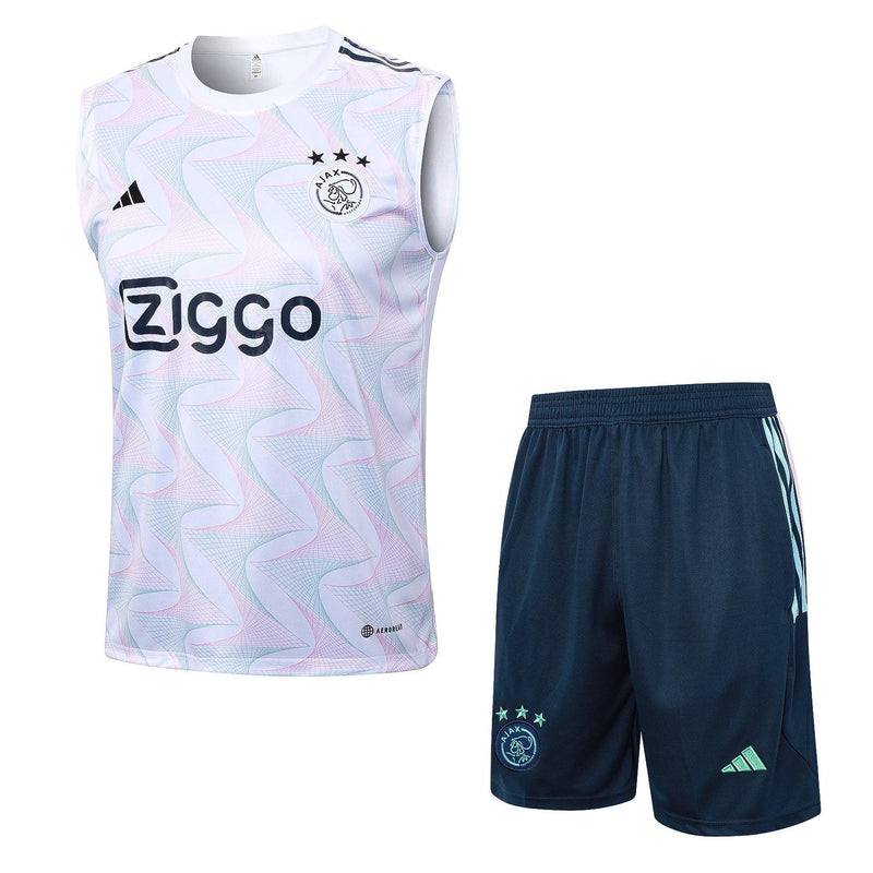 Conjunto de Treino do Ajax - Branco e Verde