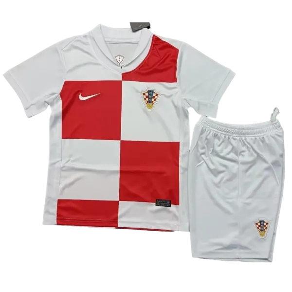Kit Infantil Seleção Croácia l 2024 - Modelo Torcedor