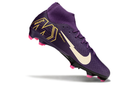 Chuteira Campo Nike Mercurial Superfly FG 10 Academy KM- Cano Alto Roxa