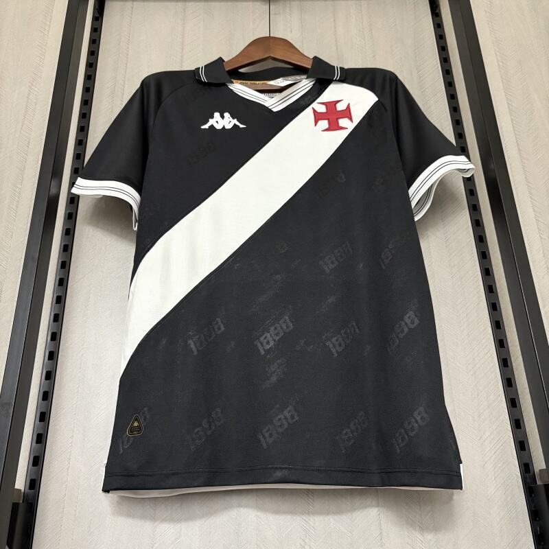 Camisa Vasco I 25/26  Kappa Masculina - Torcedor Preta
