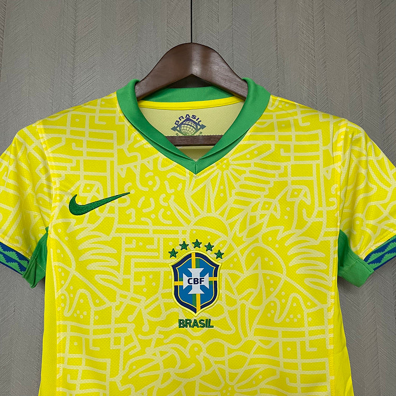 Camisa Seleção Brasil I 24/25 Nike - Amarela - (Feminina)
