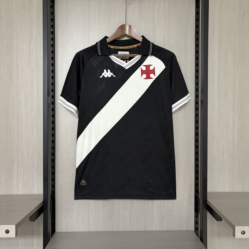 Camisa Vasco I 25/26  Kappa Masculina - Torcedor Preta