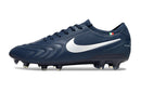 Chuteria Campo Nike Tiempo Legend 10  Elite LUXE Limitada FG- Azul Escuro