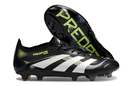 Chuteira Campo Adidas 25 Predator Elite FG- Preto/Verde