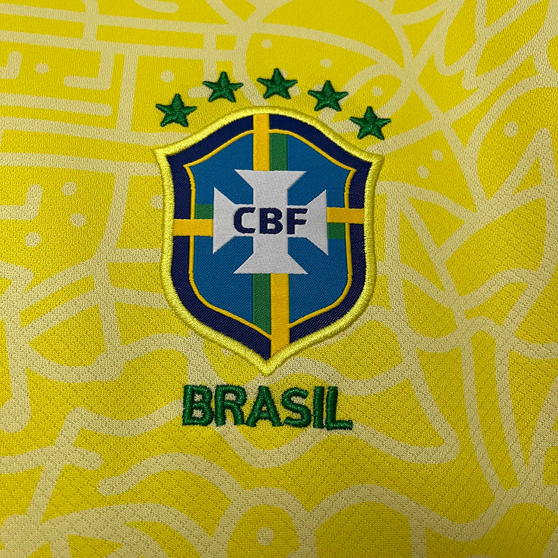 Camisa Seleção Brasil I 24/25 Nike - Amarela - (Feminina)