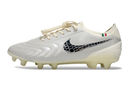 Chuteria Campo Nike Tiempo Legend 10  Elite LUXE Limitada FG- Branco/Prata