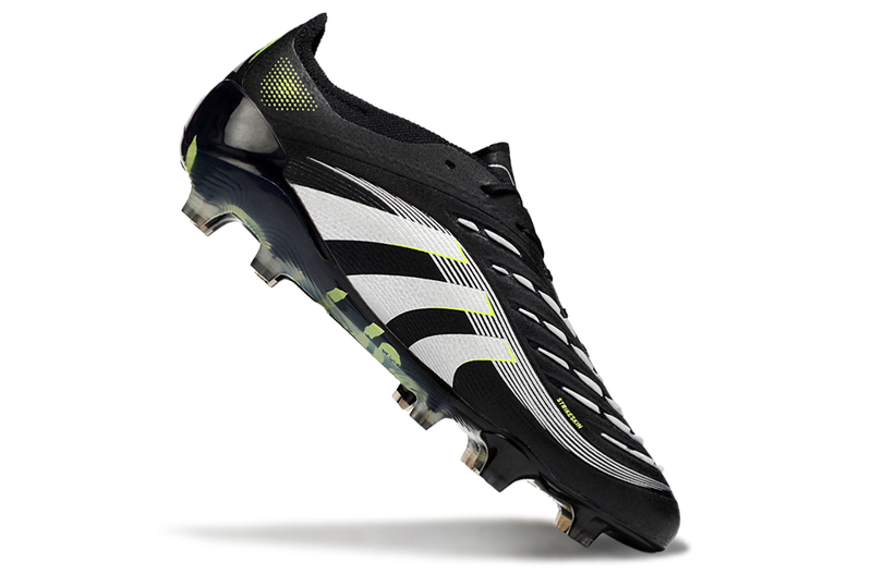 Chuteira Campo Adidas 25 Predator Elite FG- Preto/Verde