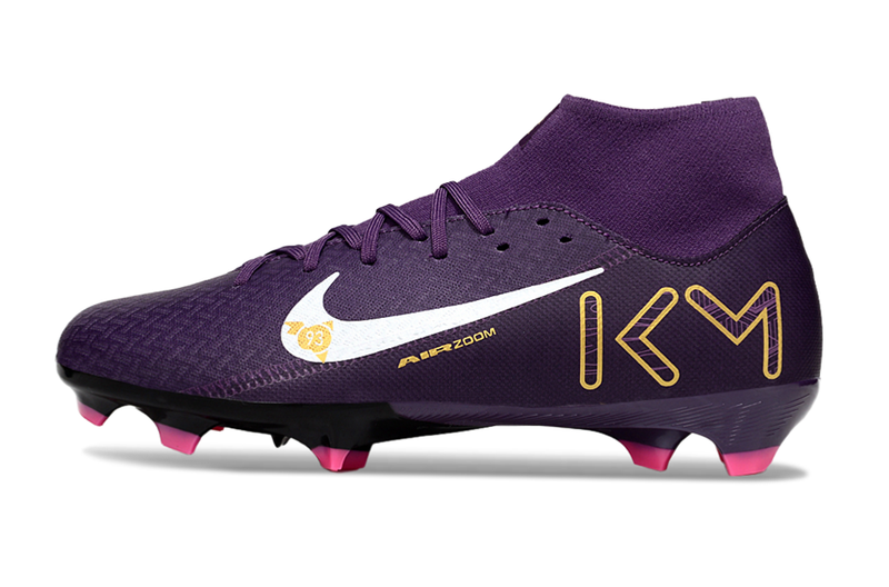 Chuteira Campo Nike Mercurial Superfly FG 10 Academy KM- Cano Alto Roxa