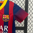 Kit Infantil Barcelona  Retrô 13/14 – Azul/Vermelho
