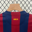 Kit Infantil Barcelona  Retrô 14/15 – Azul/Vermelho
