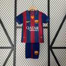 Kit Infantil Barcelona  Retrô 14/15 – Azul/Vermelho
