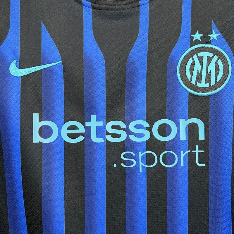 Kit Infantil Inter de MilaoMilão 25/26 –  Azul/Preto